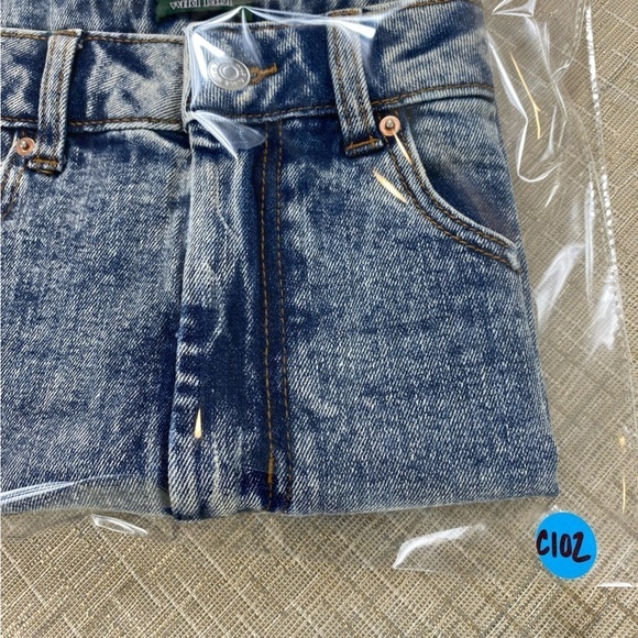 Wild‎ Fable Women’s Dark Wash Raw Hem Denim Mini Skirt Sz Small - Picture 9 of 9